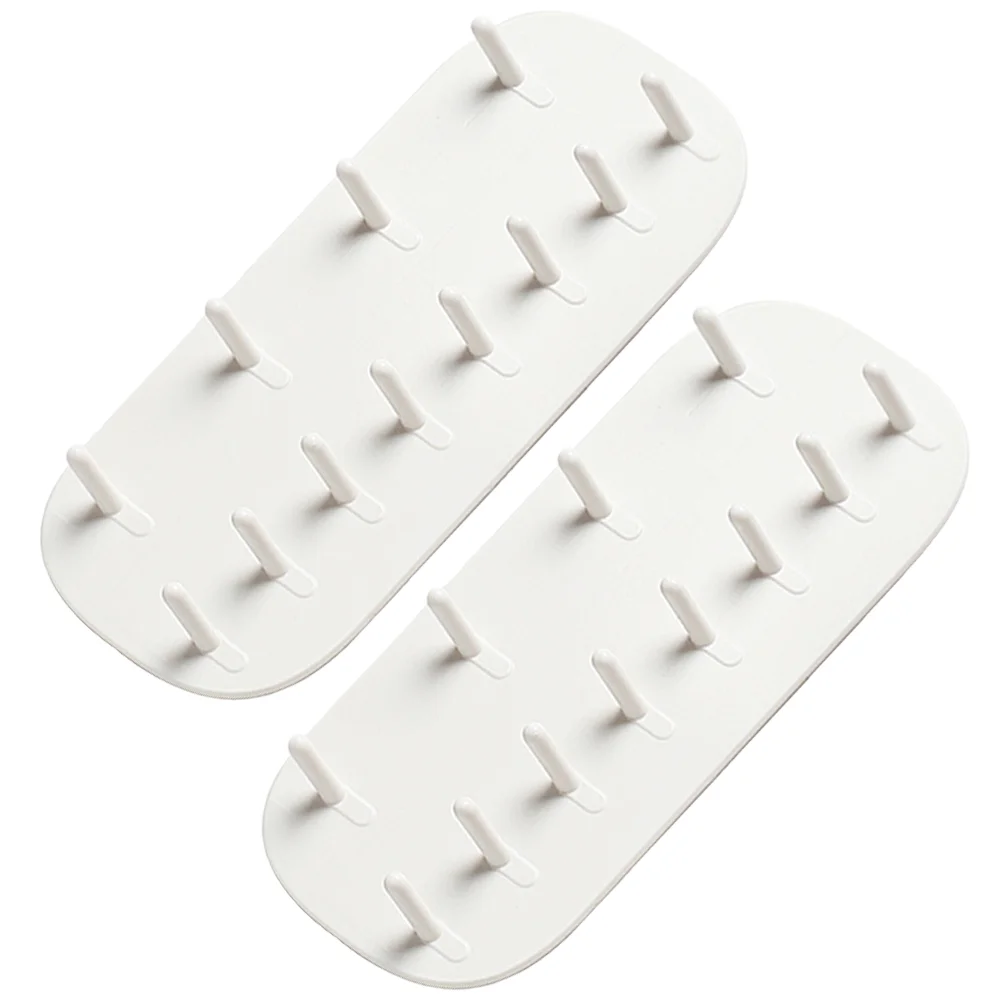 

2Pcs Necklace Jewellery Holder Organizer Adhesive Jewellery Storage Wall Organizer Holder