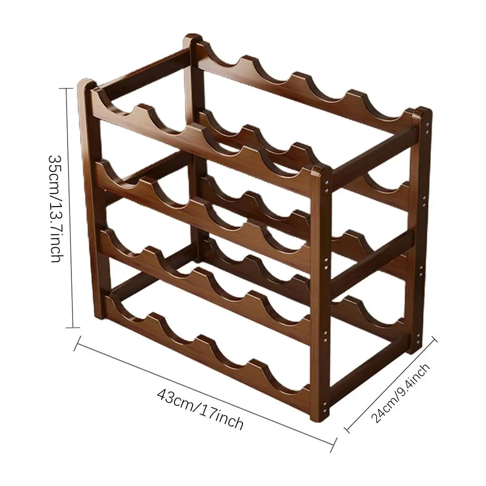 

Деревянная винная полка на 20 бутылок