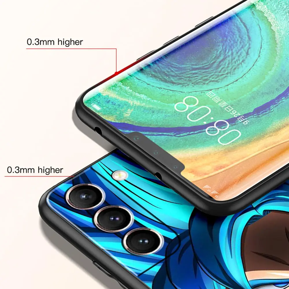 anime dragon ball case for samsung galaxy s22 s20 fe s21 ultra 5g s10 lite s10e s9 s8 plus note 20 10 tpu soft phone cover free global shipping