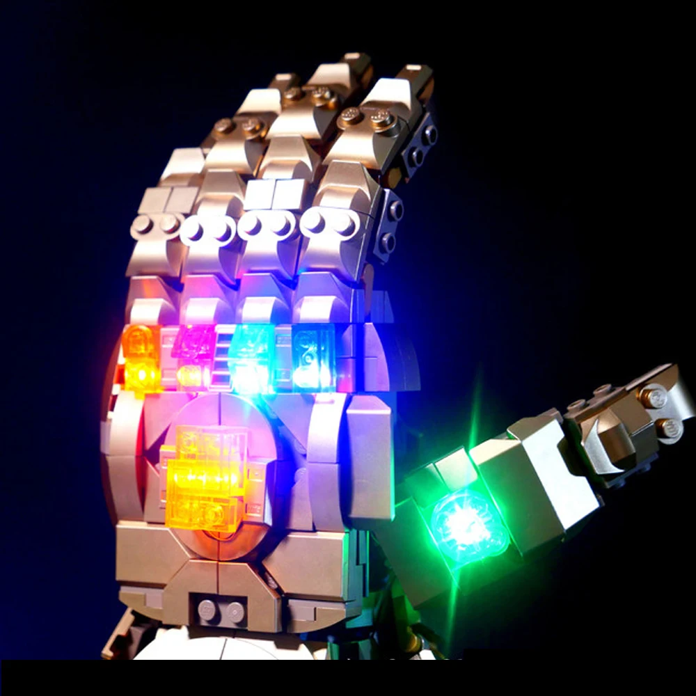 Светодиодный светильник с дистанционным управлением UP Lit For 76191 Infinity Gauntlet Building Blocks