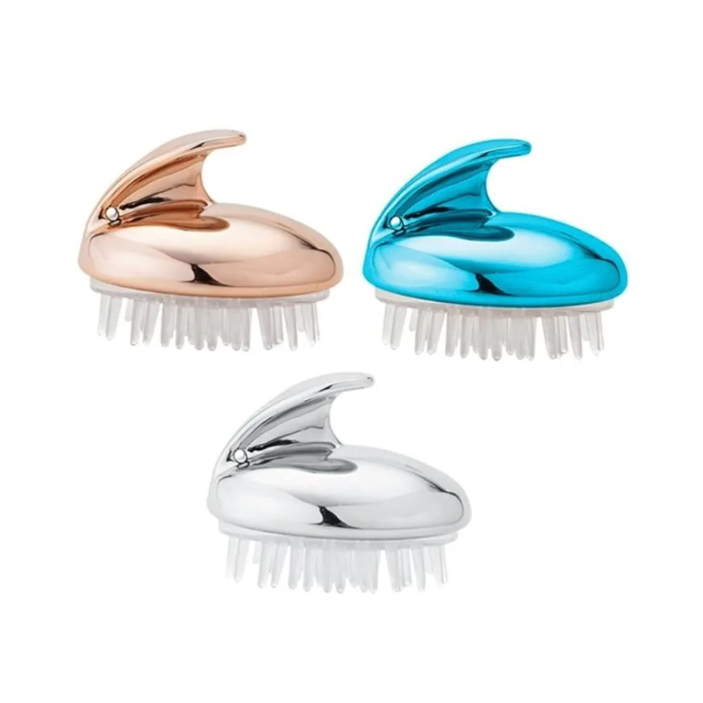 

Silicone Shampoo Brush Head Scalp Massage Comb Hair Washing Comb Body Massage Brush Bath Shower Brush Salon Hairdressing Tool