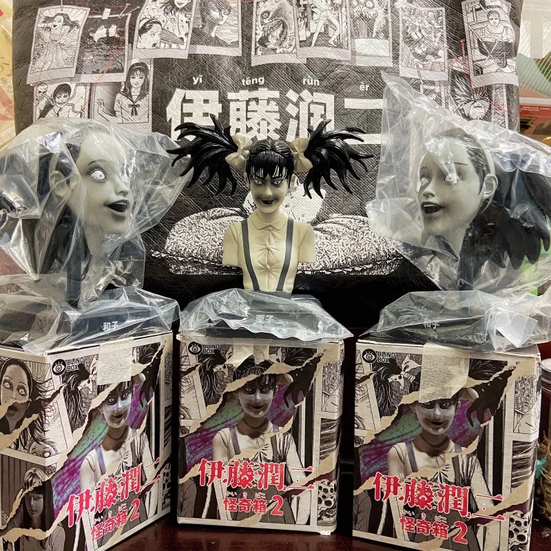 

Глухая коробка Unbox Ito Junji странная коробка 2 серии поколение манга сюрприз коробки крутой стиль Статуя Модель коллекционный орнамент комната
