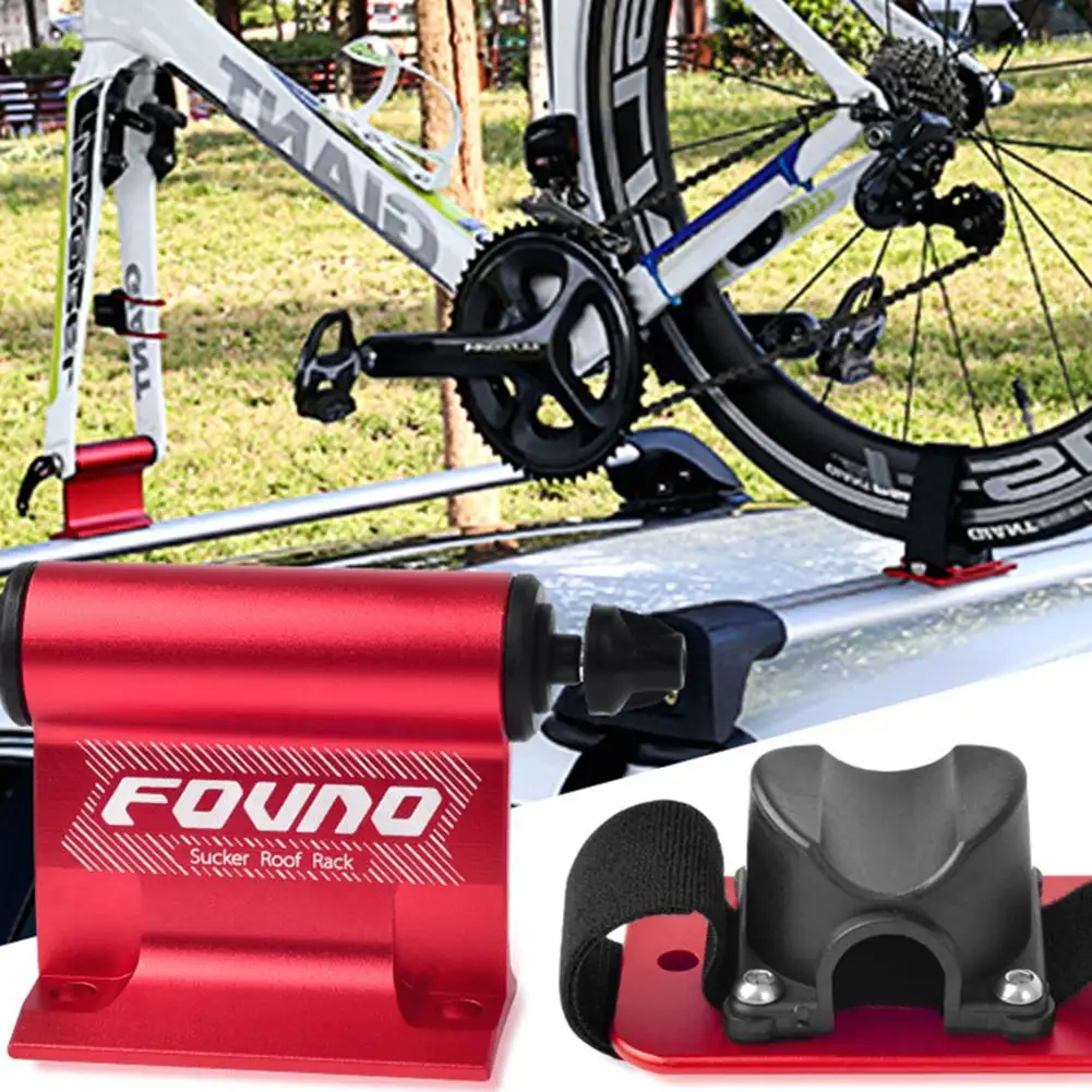 

Bicycle Car Luggage Roof Rack Bearing Stand Tray Quick-Release Road Mountain Car Roof Rack Suction Cup Bracket Carrier Roof Rack