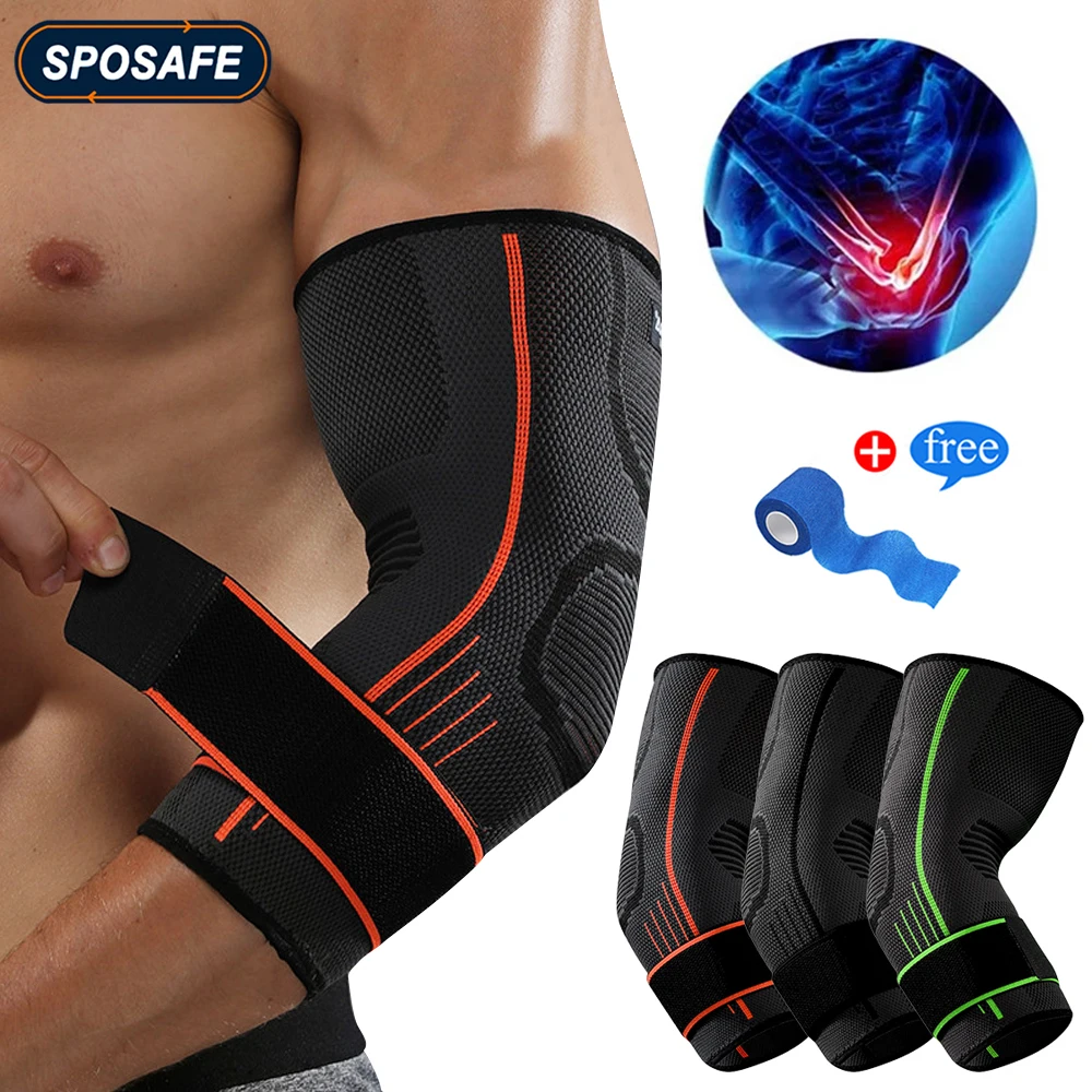 

1 пара спортивный бандаж на локти компрессионный рукав для рук эластичная поддержка для игроков в гольф Баскетбол Теннис Тяжелая атлетика тендинит артрит