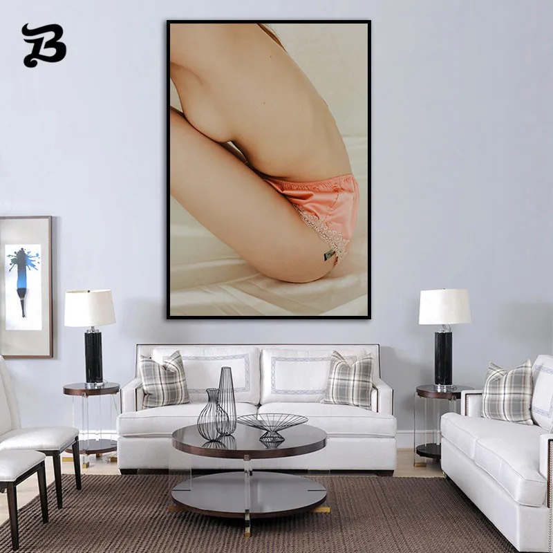 Картина на холсте сексуальная обнаженная шелковая женщина настенное искусство