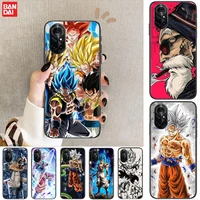 dragon ball clear phone case for huawei honor 20 10 9 8a 7 5t x pro lite 5g black etui coque hoesjes comic fash design