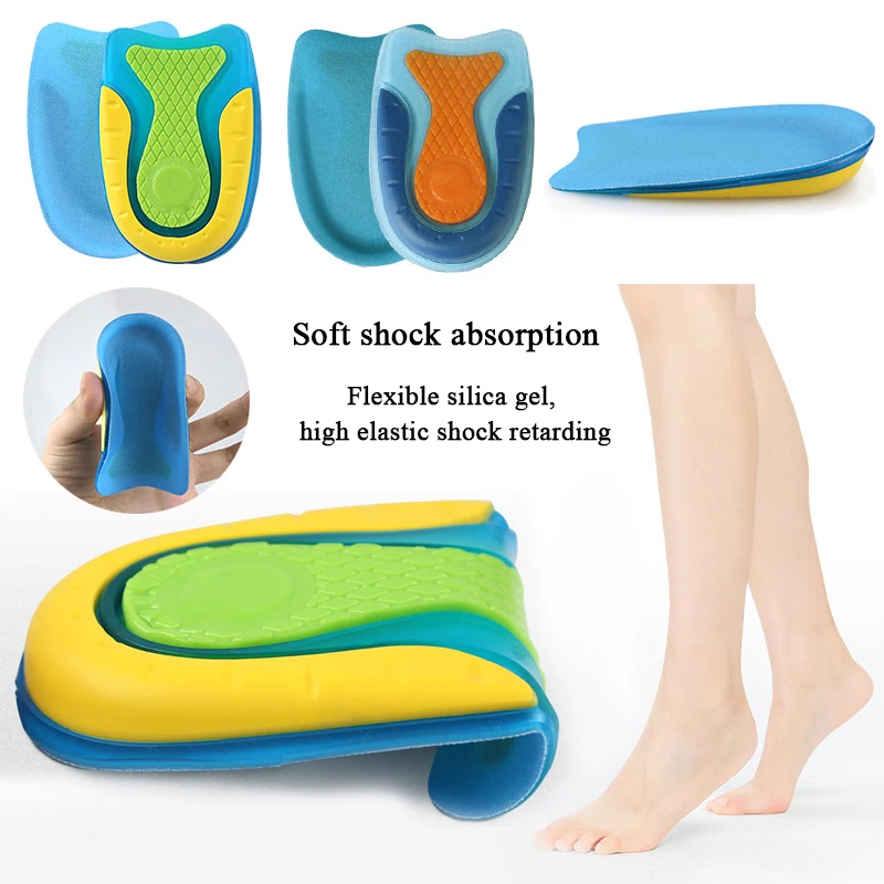 

Силиконовые гелевые стельки, пяточная шпора, рандомный массажер для ног, U-образная стелька на полпятки, аксессуары для обуви