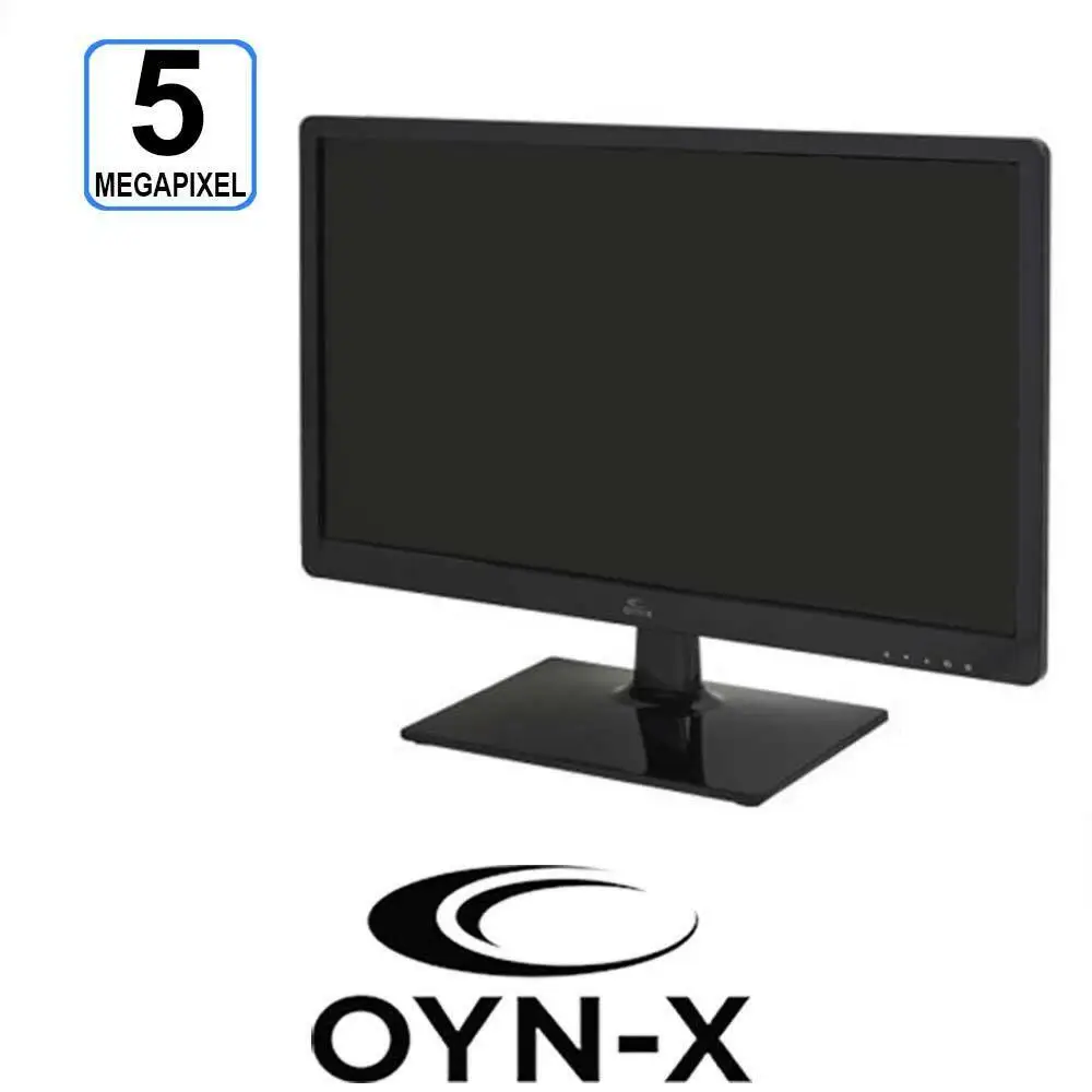 

Oyn-X 21.5" LED HDMI, BNC and VGA black security monitor with built in speakers