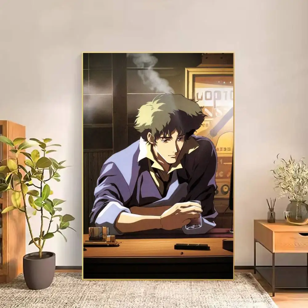 Фото Постер A-Anime C-Cowboy-Y B-Bebop-P, универсальный, водонепроницаемый, HD-качество, самоклеящийся декор для стен, идеально подходит для любого помещения, идеальный подарок №5