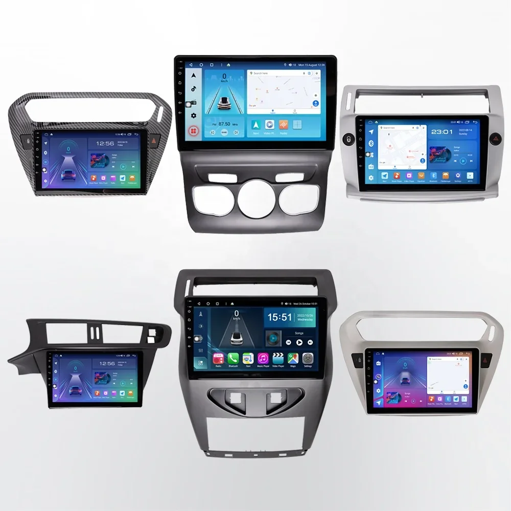 Android 12 Автомобильный радиоприемник 9/10 дюймов с сенсорным экраном Carplay