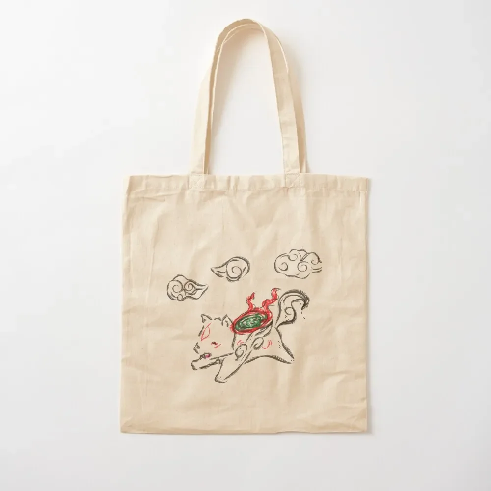 Okami Den Tote Bag Сумки ручная сумка женская парусиновая большая