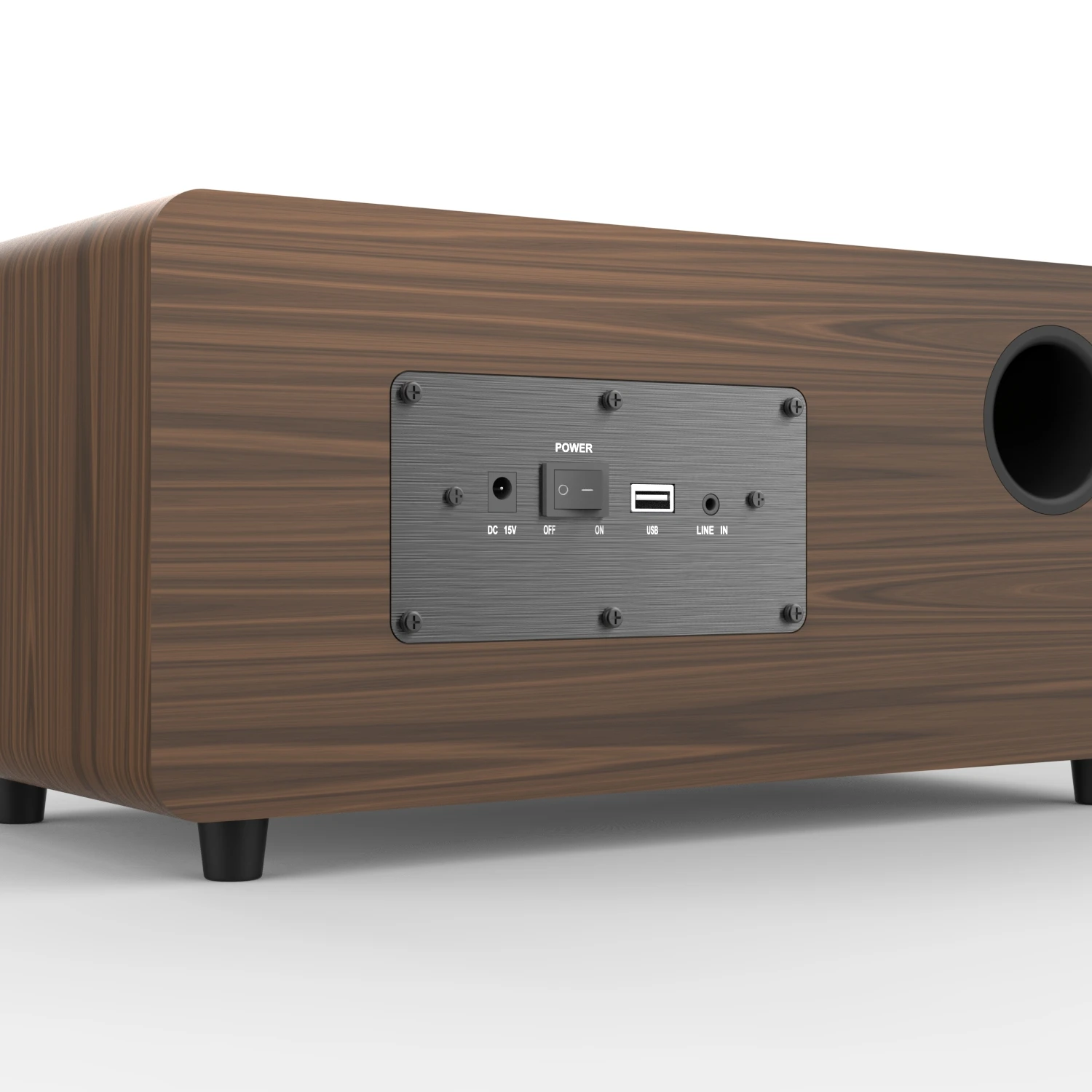 Cyboris BS-005 TV SoundBar 2 1 Blue-tooth Vintage Speaker 5 3 домашний кинотеатр звуковая система