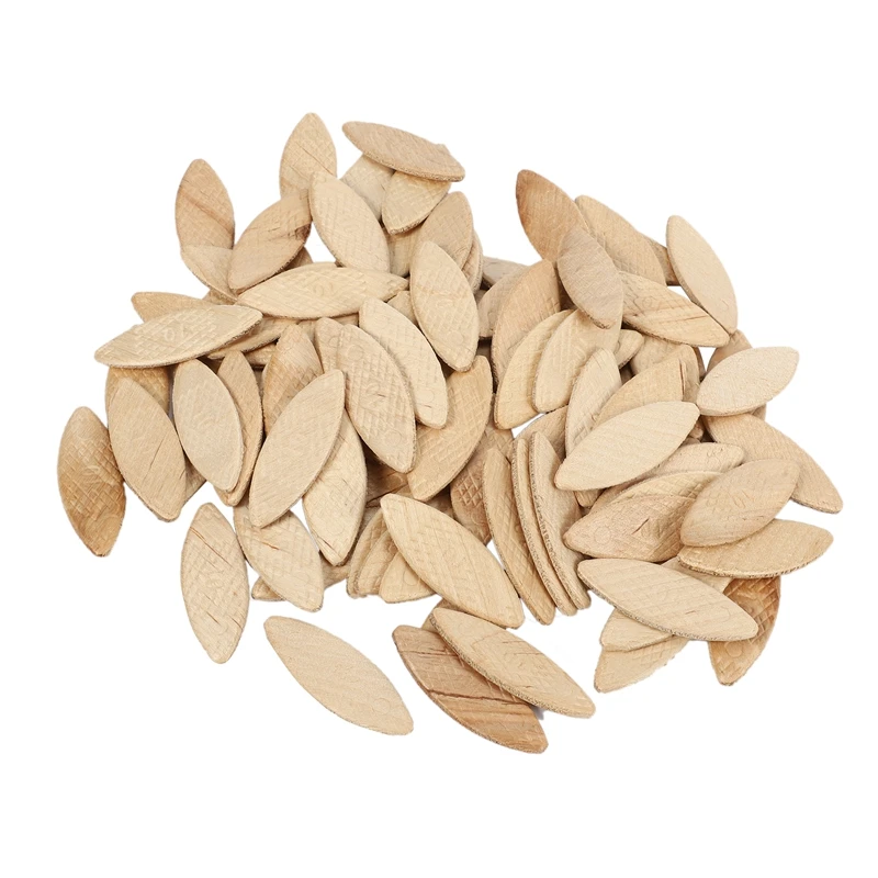 

100Pcs No.10 Assorted Wood Biscuits For Tenon Machine Woodworking Biscuit Jointer Woodworking Accessory