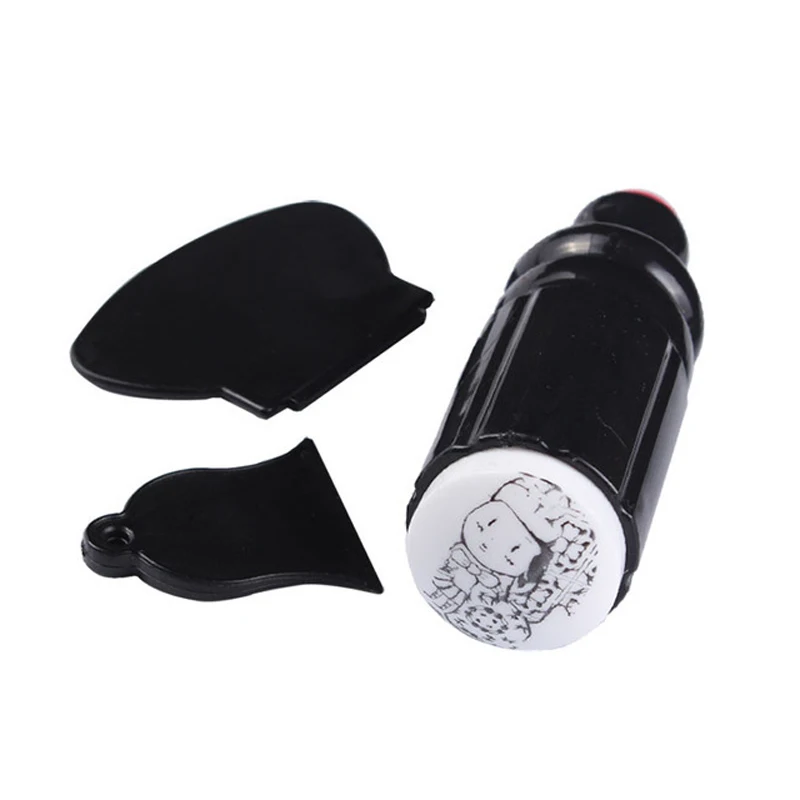 Штамповочный скребок для дизайна ногтей пластины инструменты маникюра Лак