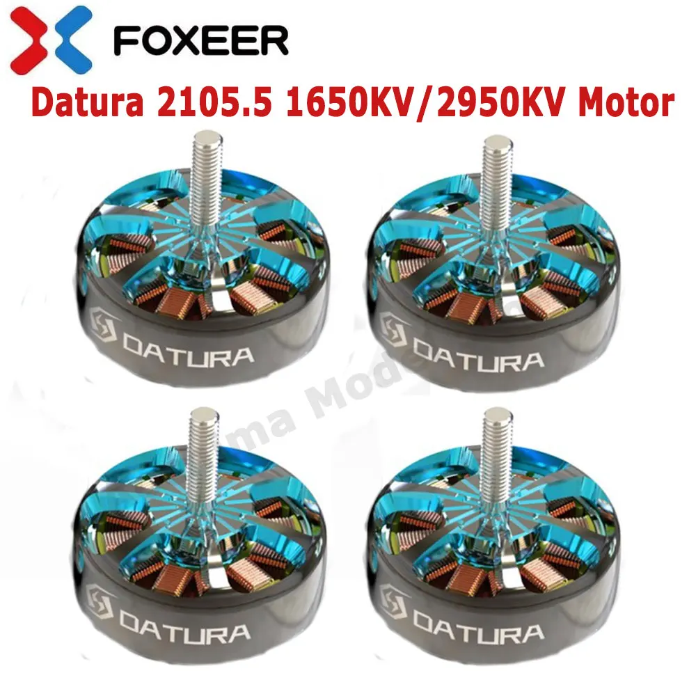 

Foxeer Datura 2105.5 RC Brushless Motor 2105 1650KV 4-6S 2950KV 3-4S M3 M5 Propeller Shaft for FPV RC Racing Drone