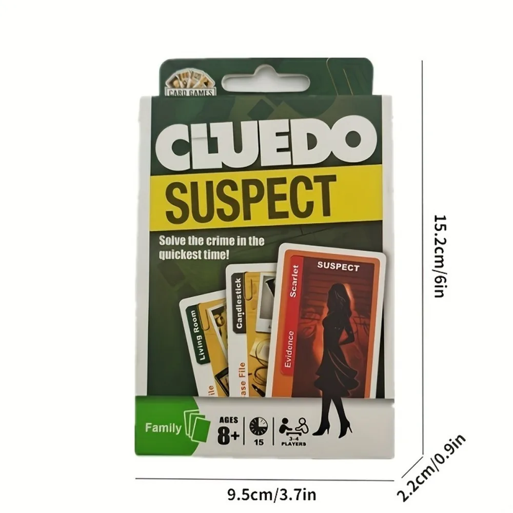 Карточная Игра Cluedo - Последняя Версия Классическая Настольная Mystery