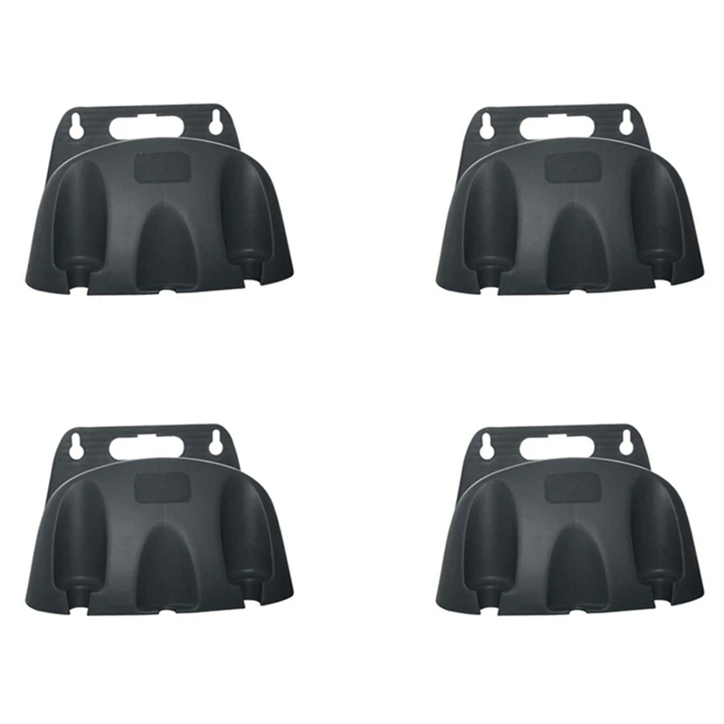 

4X Wall Mounted Hose Hanger Garden Hose Pipe Reel Hanger Holder Cable Storage Bracket For 20M Hose Hanger