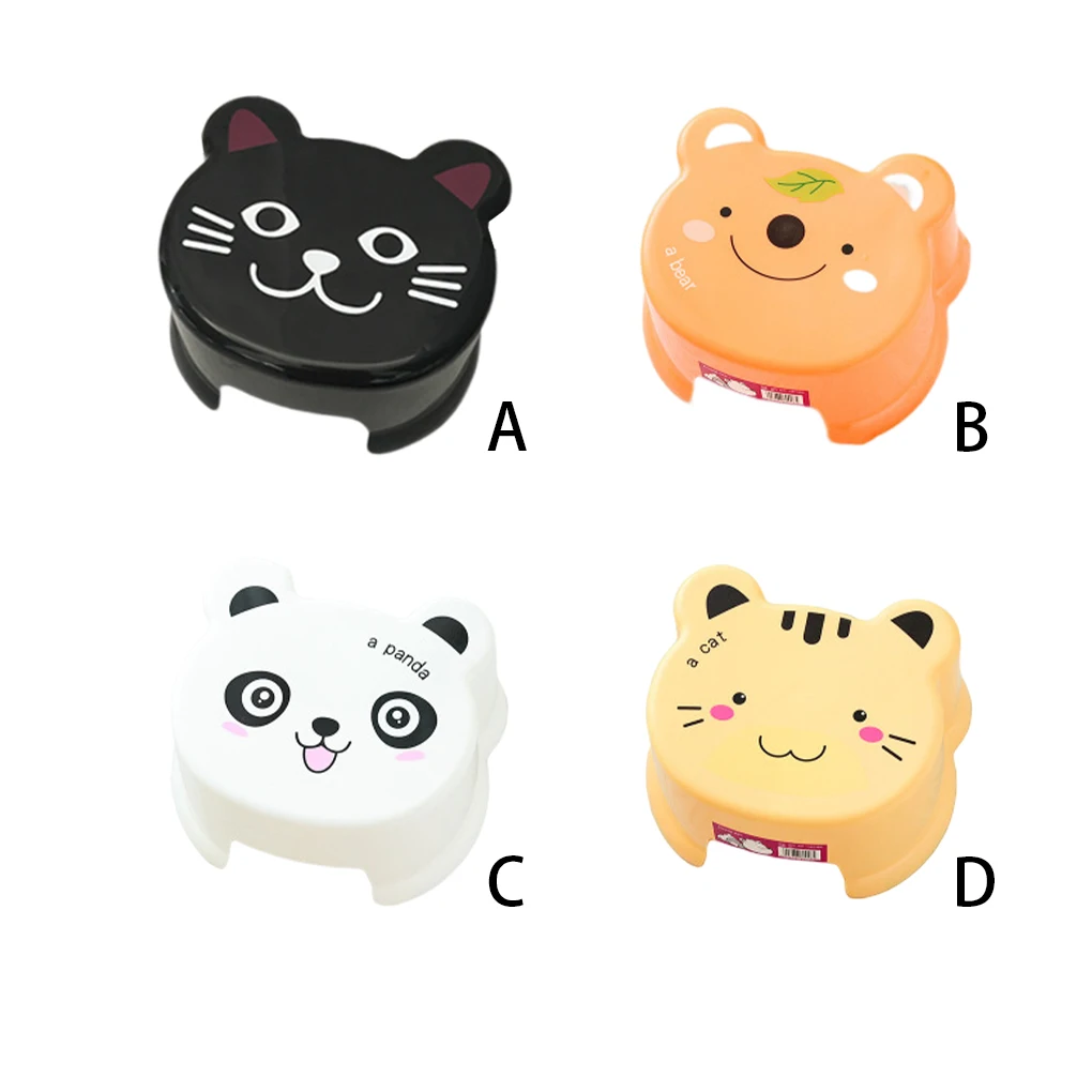 

Bath Bench Foot Stool Walking Chair Multicolored Cute Looking Cartoon Style Multipurpose Bathroom Shoes Stools Type