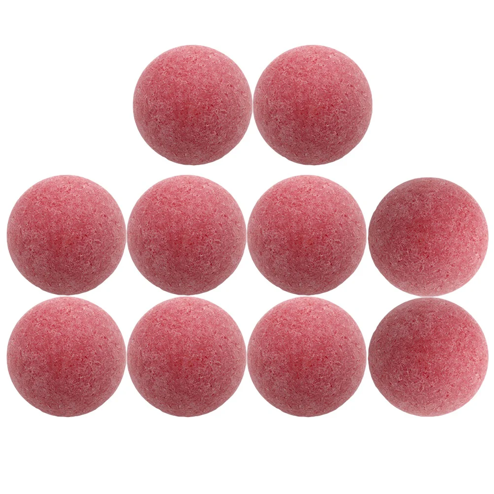 

10 Pcs Table Plastic Accessories Replacement Balls Outdoor Frosted Soccer Tabletop Game Footballs