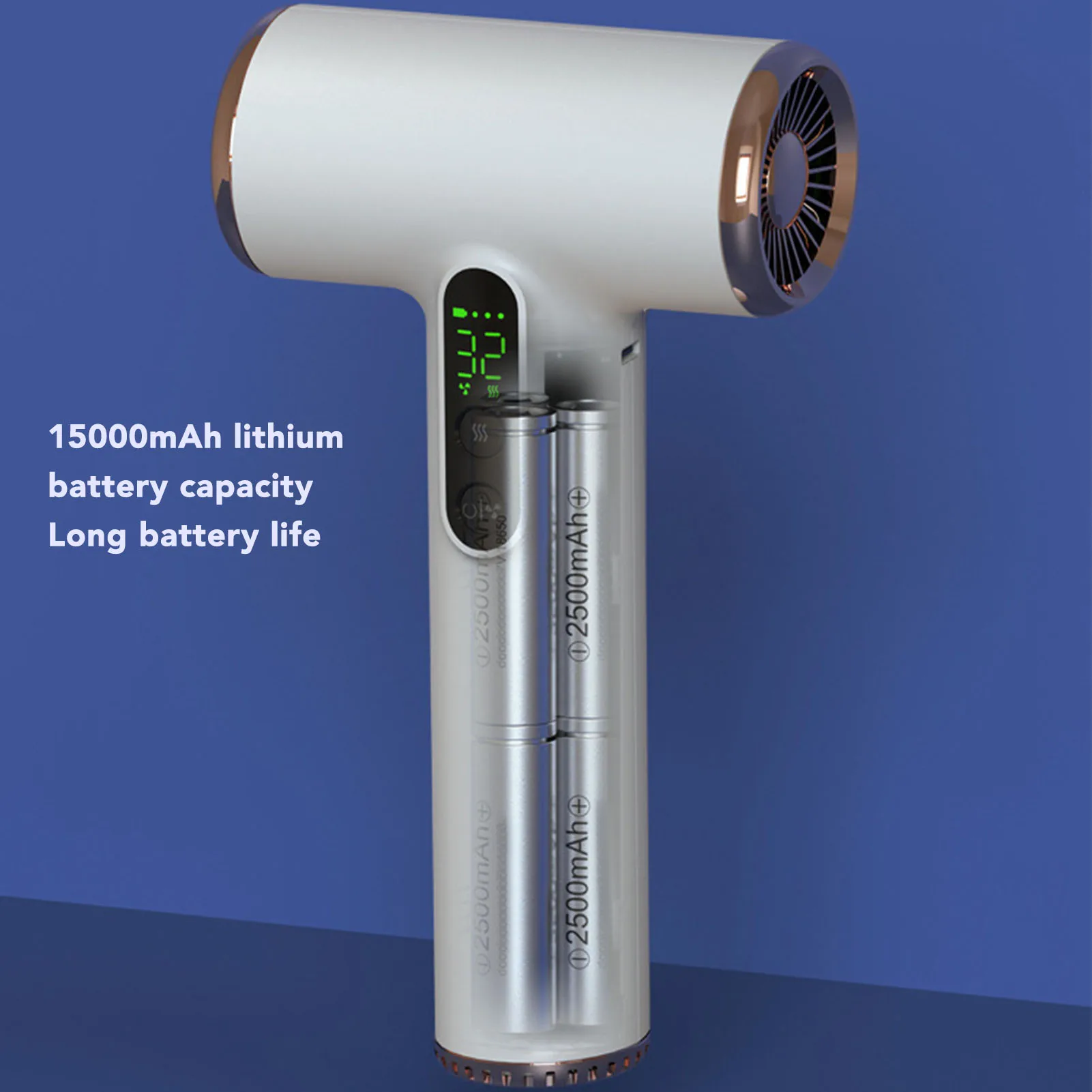 Компактный Портативный Фен Перезаряжаемый Через USB