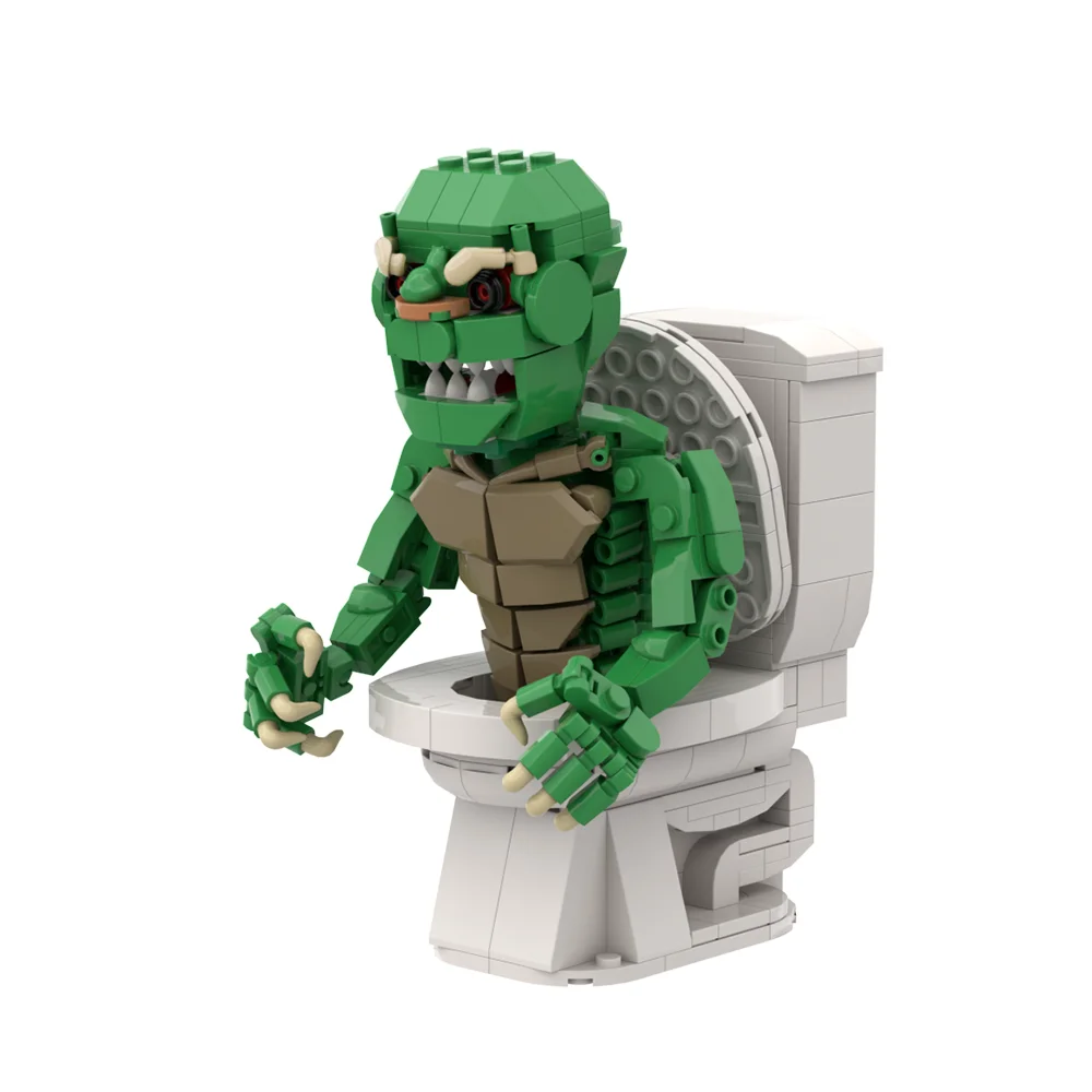 Gobrick MOC фильмы ужасов Ghoulies унитаз монстр блоки для мужчин игрушки подарок