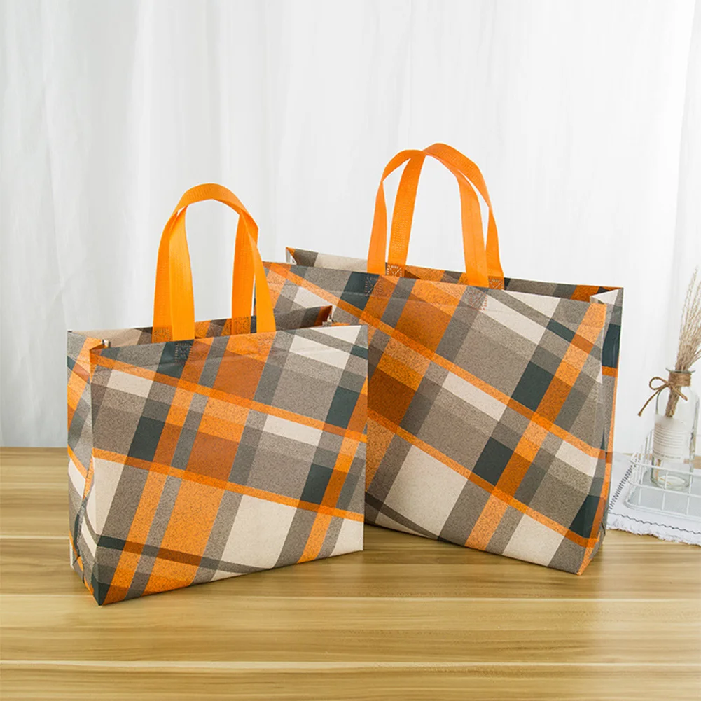 

1PC New Foldable Shopping Bag Reusable Non-Woven Eco Tote Bag Clothing Store Shopper Bags Grocery Bags Pouch
