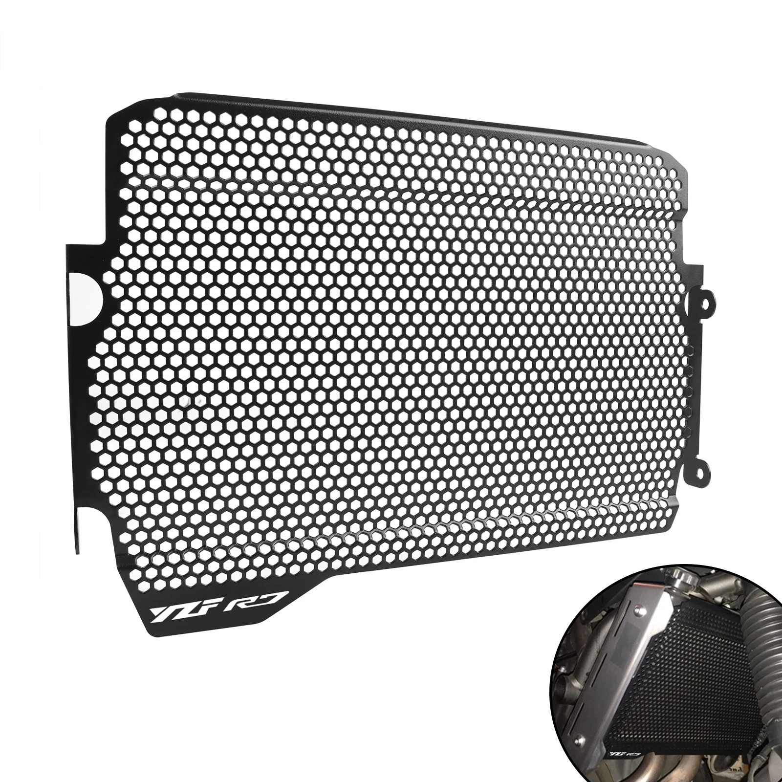 

Защита радиатора мотоцикла YZFR7, защитная крышка радиатора двигателя, решетка радиатора, защитные аксессуары для Yamaha YZF R7 YZFR7 YZF-R7 2021-2022