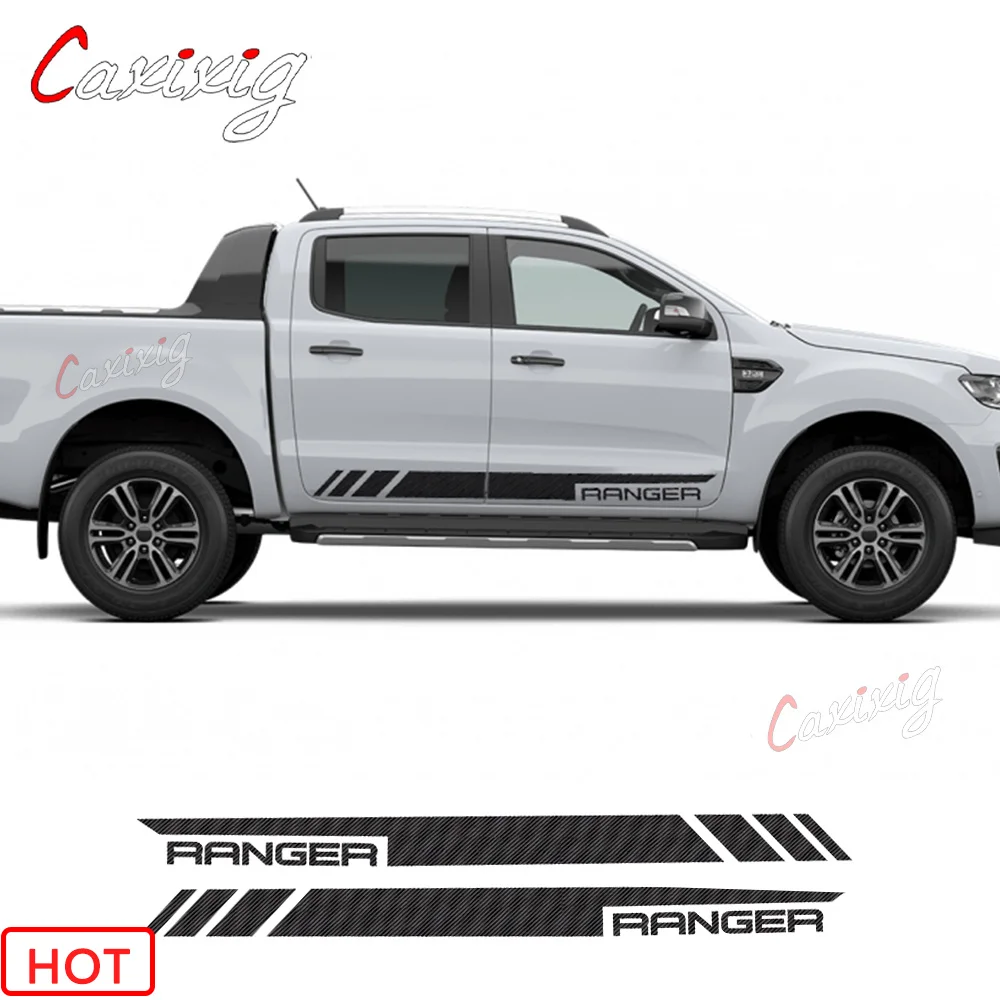 

Door Side Stickers For Ford Ranger Raprtor Wildtrak Graphics Truck Stripes Decals Vinyl Decor Cover Auto DIY Accessories