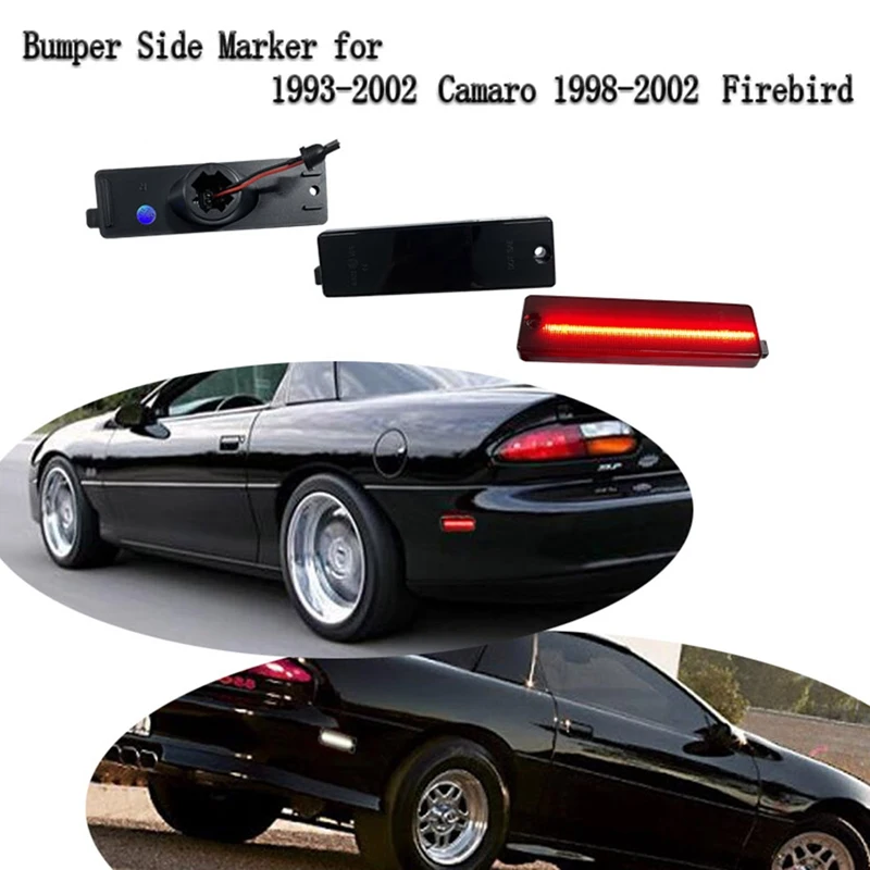 

Автомобильные светодиодные боковые габаритные огни для заднего бампера, фасветильник дальнего света/паркосветильник для Chevrolet Camaro Pontiac Firebird