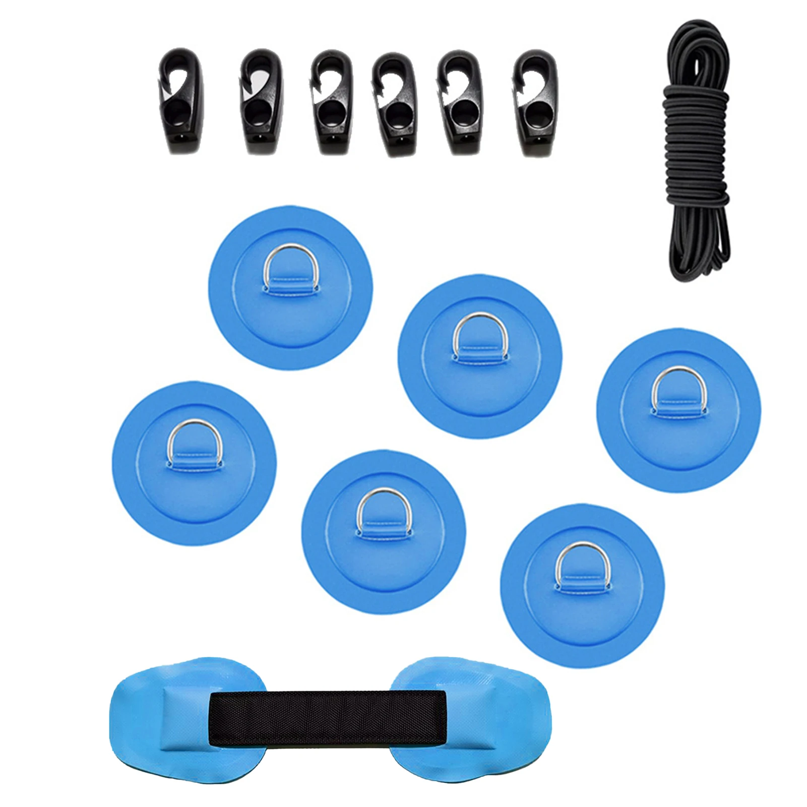 

Deck Rigging Kit For Kayaks Canoes Outdoor Heavy Duty Handle Easy Install Hardware Accessory Bungee D Ring Patch Inflatable Boat