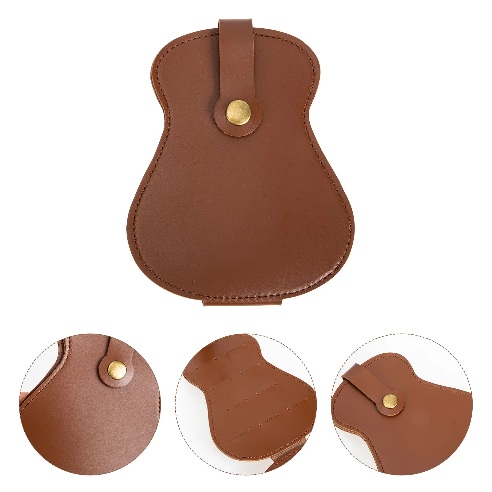 

Foladed Guitar Pick Storage Bag Electric Guitar Plectrum Holder Case Guitar Plectrum Holder