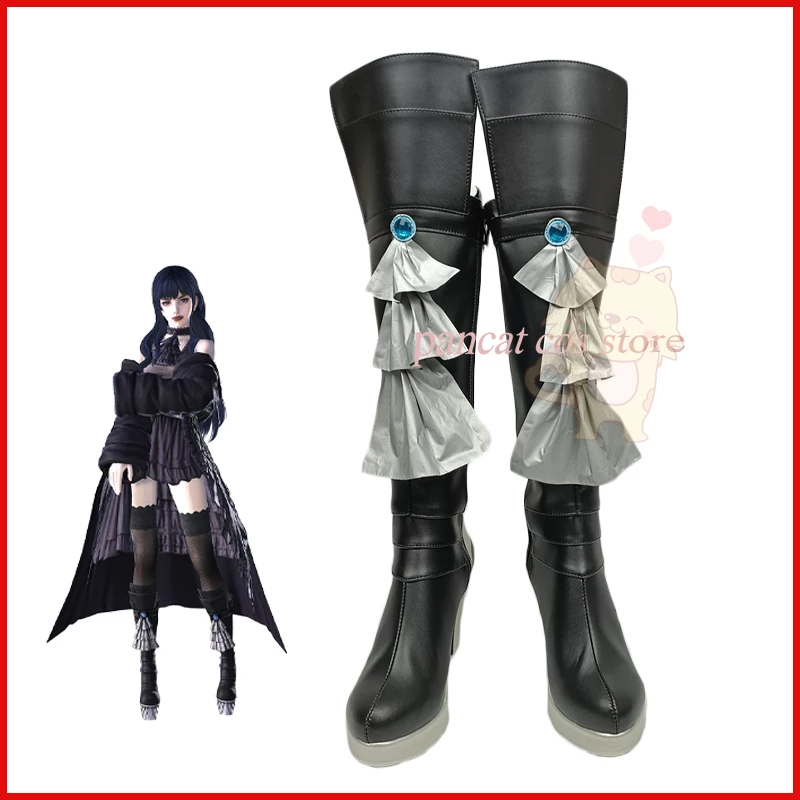 

Gaia Final Fantasy Cosplay Shoes Comic Anime Game Cos Long Boots Cosplay Costume Prop Shoes for Con Halloween Party