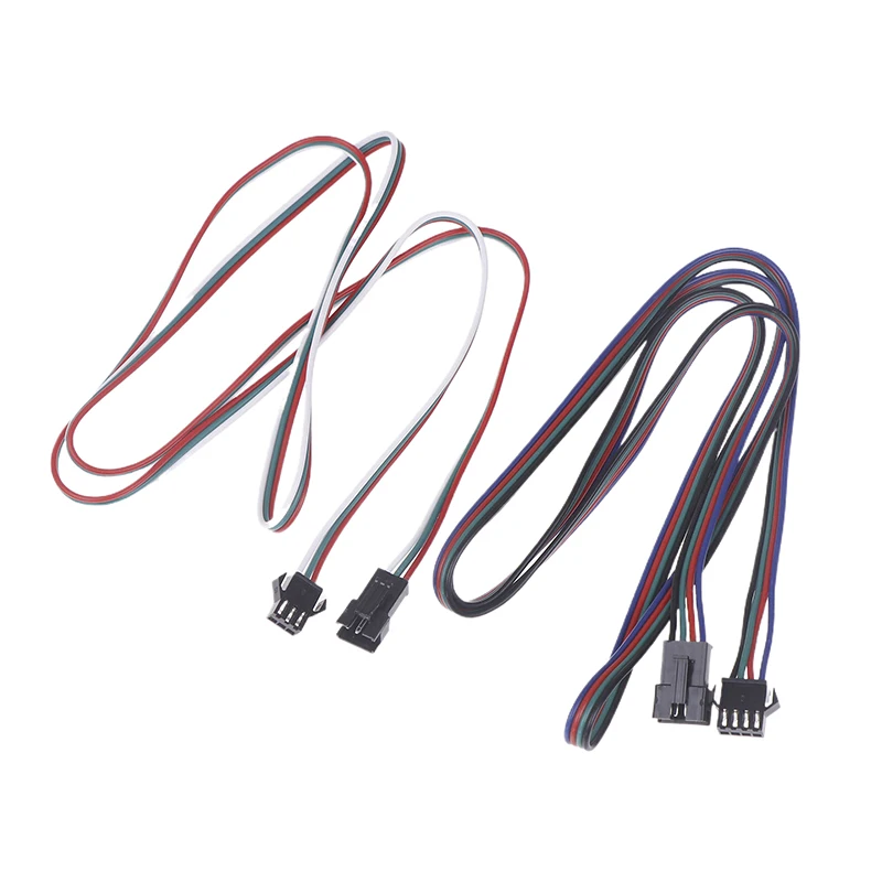 3PIN 4PIN Женский и мужской JST светодиодный удлинительный кабельный разъем 1 м 22AWG