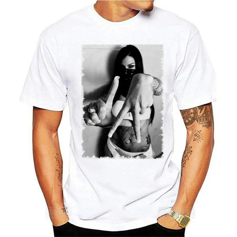 

HOTBOX T SHIRT GIRL LA LOS ANGELES CALI CALIFORNIA BANDANA GANGSTA GANGSTER fashion t-shirt men cotton brand teeshirt