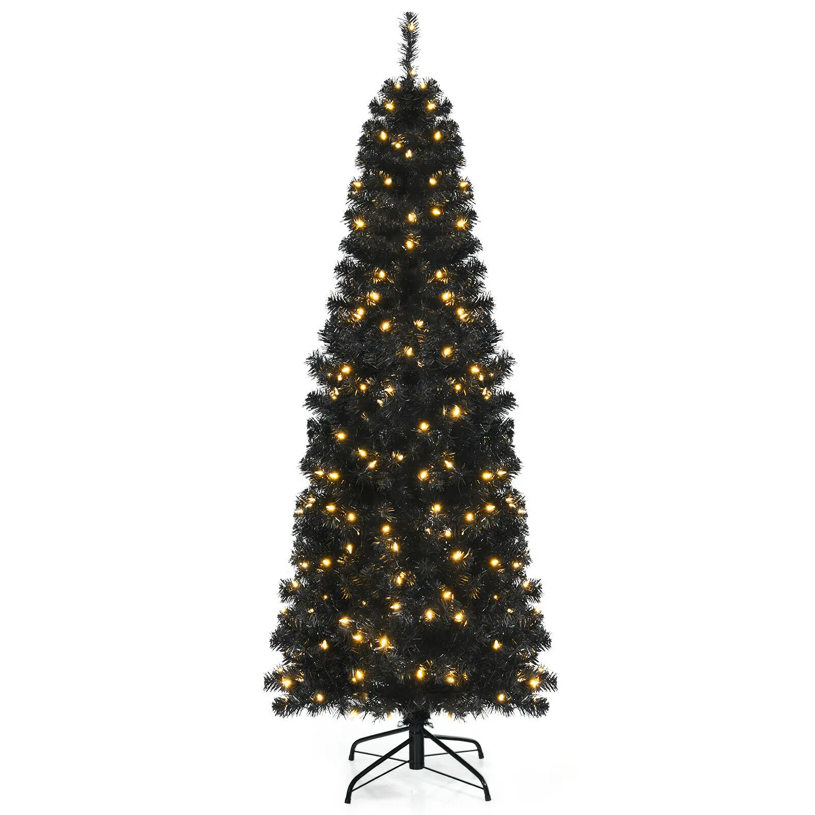 Tree Black W/ 300 Led Lights  Cm23668-9us