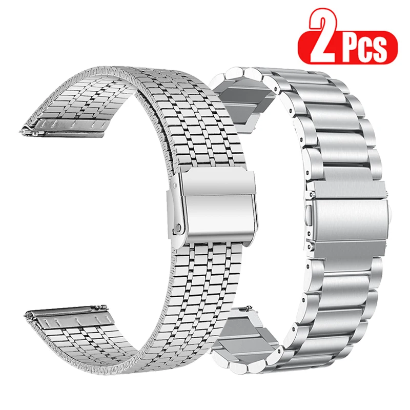 

20mm 22mm Stainless Steel Watch Band For HUAWEI Watch 4 Pro Smart Watch Metal Strap For Huawei Watch GT 3 2 42mm 46mm Bracelets