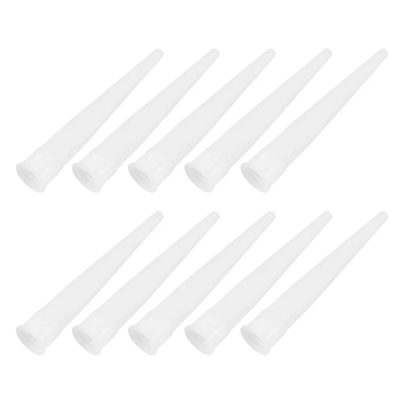 

30Pcs Plastic Caulk Nozzles Caulking Nozzle Tip Replacement Extension Tool Supplies (White)