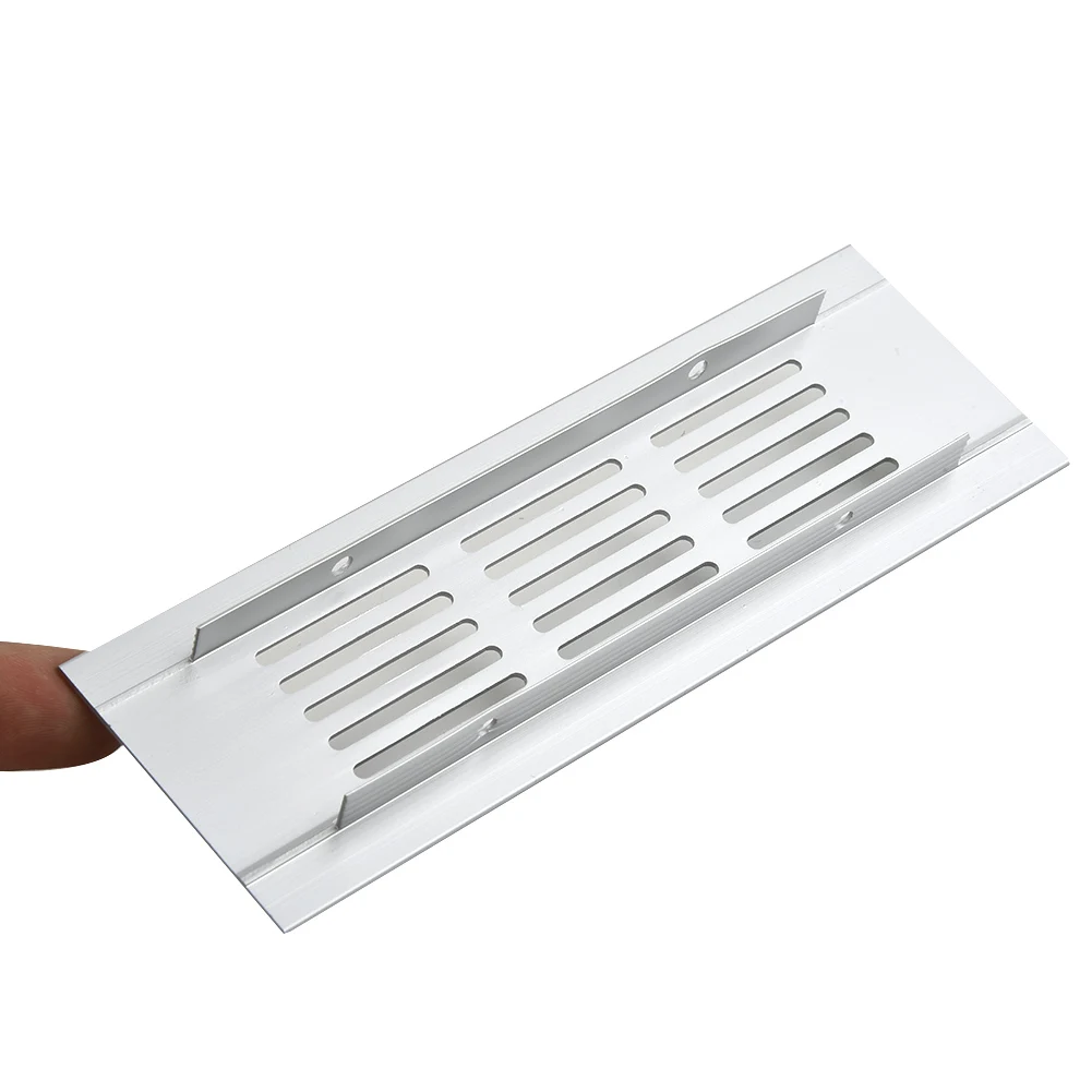 

Useful Durable Cupboard Ventilation Grille Air Vent Fitting Grille Cover Multi-size 50mm Accessories Aluminum Alloy Replacement