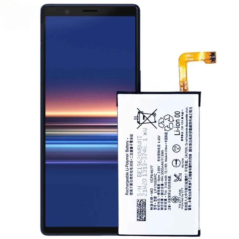 Фото Сменная батарея LIP1705ERPC для SONY Xperia 5 J8210 J8270J 9210 SOV41, высококачественные аккумуляторы для телефонов, 3.85В 3140мАч №5