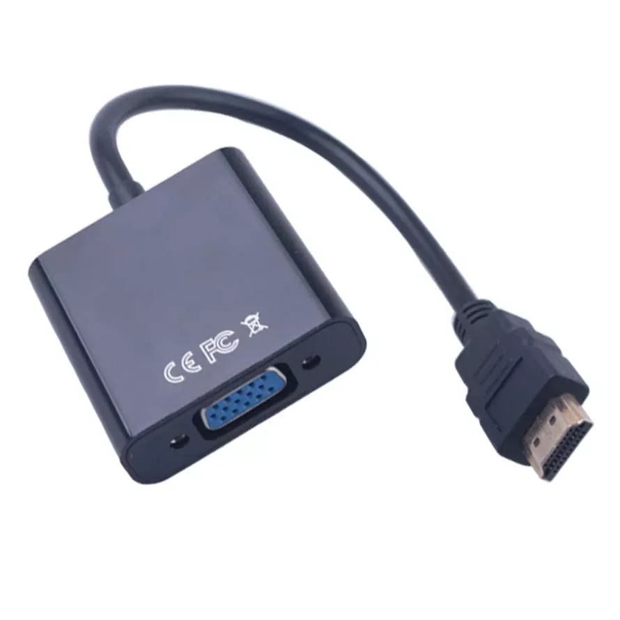 

HD 1080P Digital to Analog Converter Cable HDMI-compatible to VGA Adapter For PS4 PC Laptop TV Box to Projector Displayer