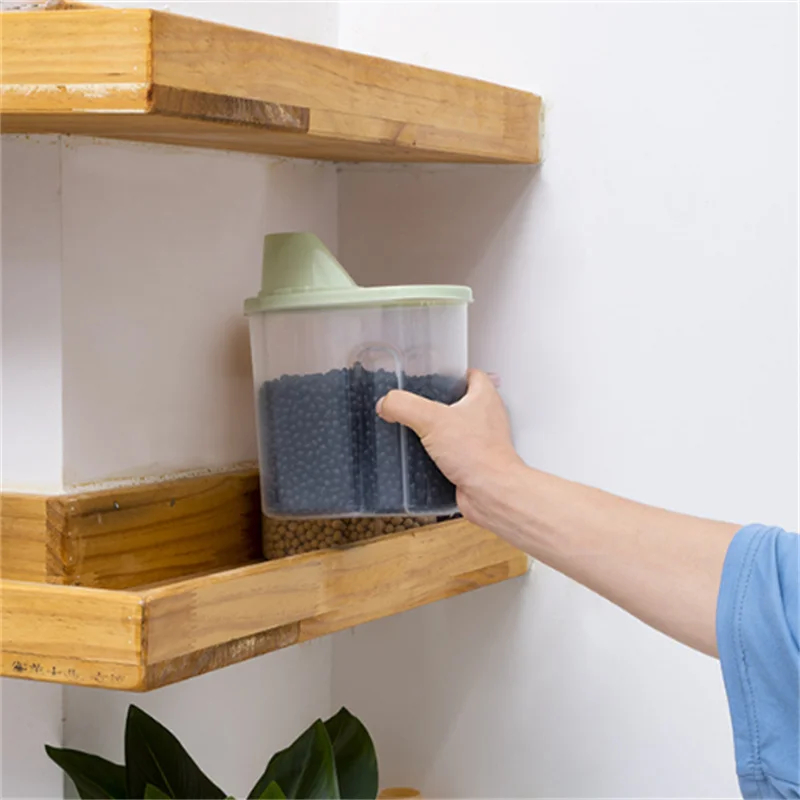 1 шт. прозрачная коробка для хранения продуктов влагостойкий бак кухонный