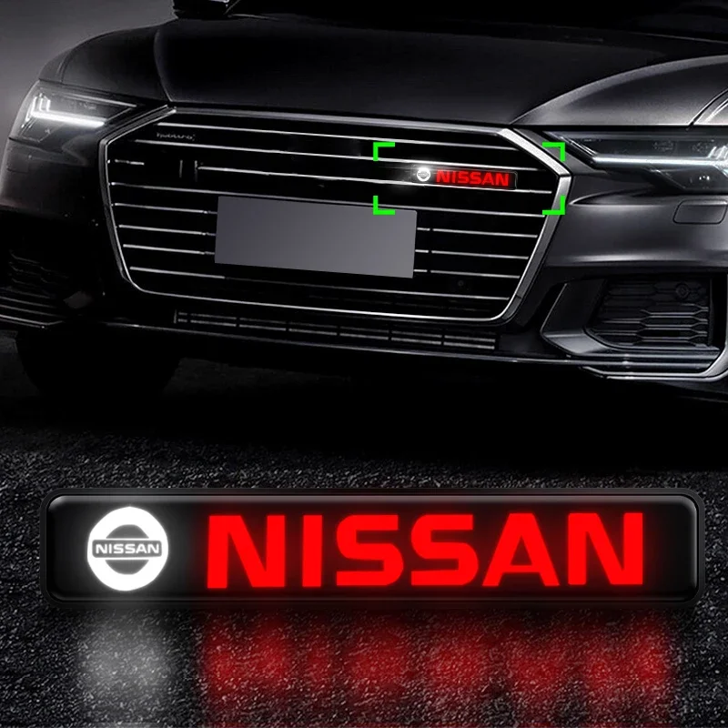 Автомобильные декоративные светодиодные фонари передняя решетка капота