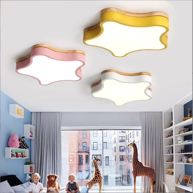 

Люстра Haixing для детской комнаты, креативный потолочный светильник, Современная интеллектуальная светодиодная комнатная лампа для спальни для мальчиков и девочек