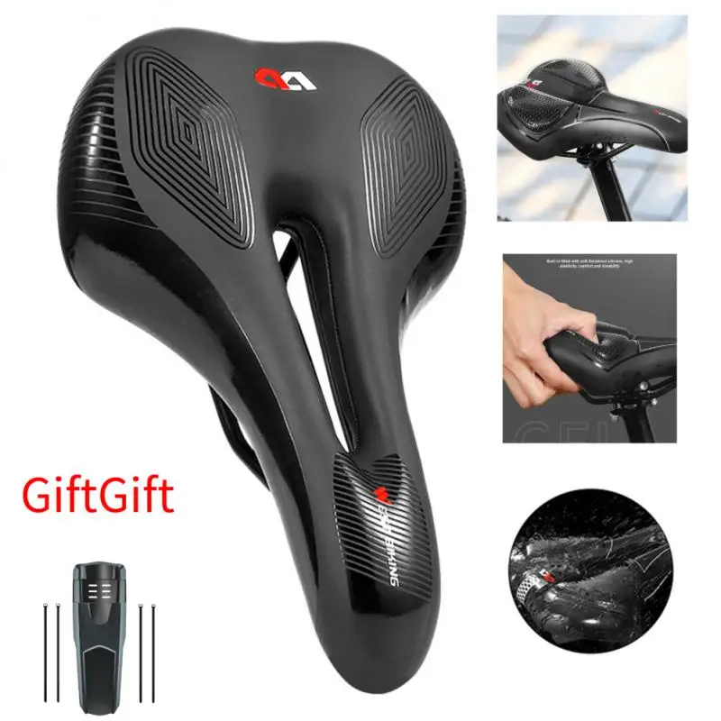 

Gel Bicycle Saddle MTB Mountain Road Bike Seat Comfortable Soft Cycling Cushion Exercise Bike Saddle For Men And Women Fender