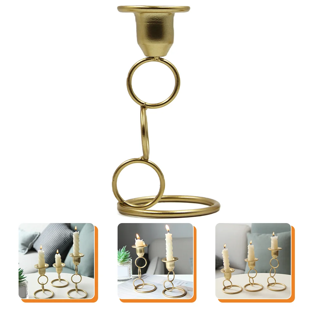 

Holder Candlestick Stand Dinner Holders Vintage Metal Pillar Party Ornament Retro Wedding Centerpieces Festival Iron Geometric