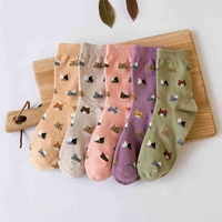 autumn new sock animal cartoon cat lovely for women cotton socks 4 colors meias sokken hosiery ladies cute female socks %d0%bd%d0%be%d1%81%d0%ba%d0%b8