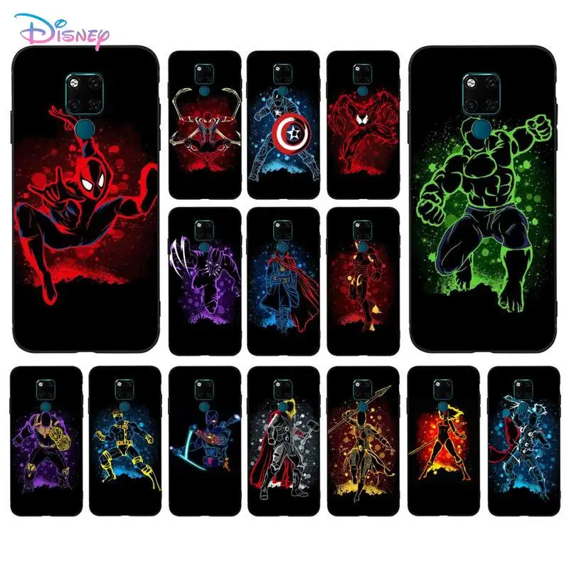 

Marvel Art Superhero Phone Case for Huawei Mate 20 10 9 40 30 lite pro X Nova 2 3i 7se