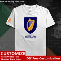 eire ireland country t shirt custom jersey fans name number brand logo tshirt high street fashion hip hop loose casual t shirt
