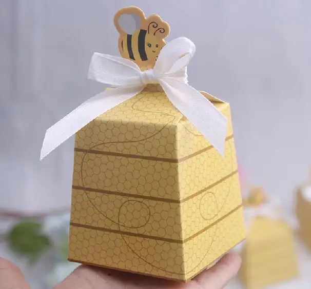 Es Gift Box With White Ribbons