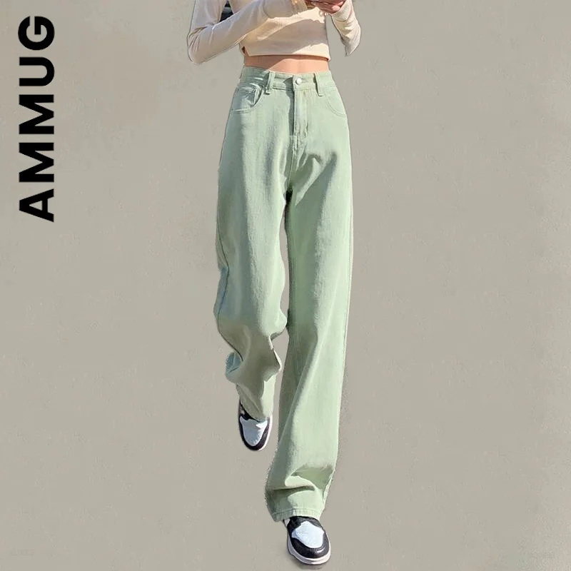 

Женские джинсы Alobee Y2k, Свободные мешковатые джинсы с высокой талией, 2022